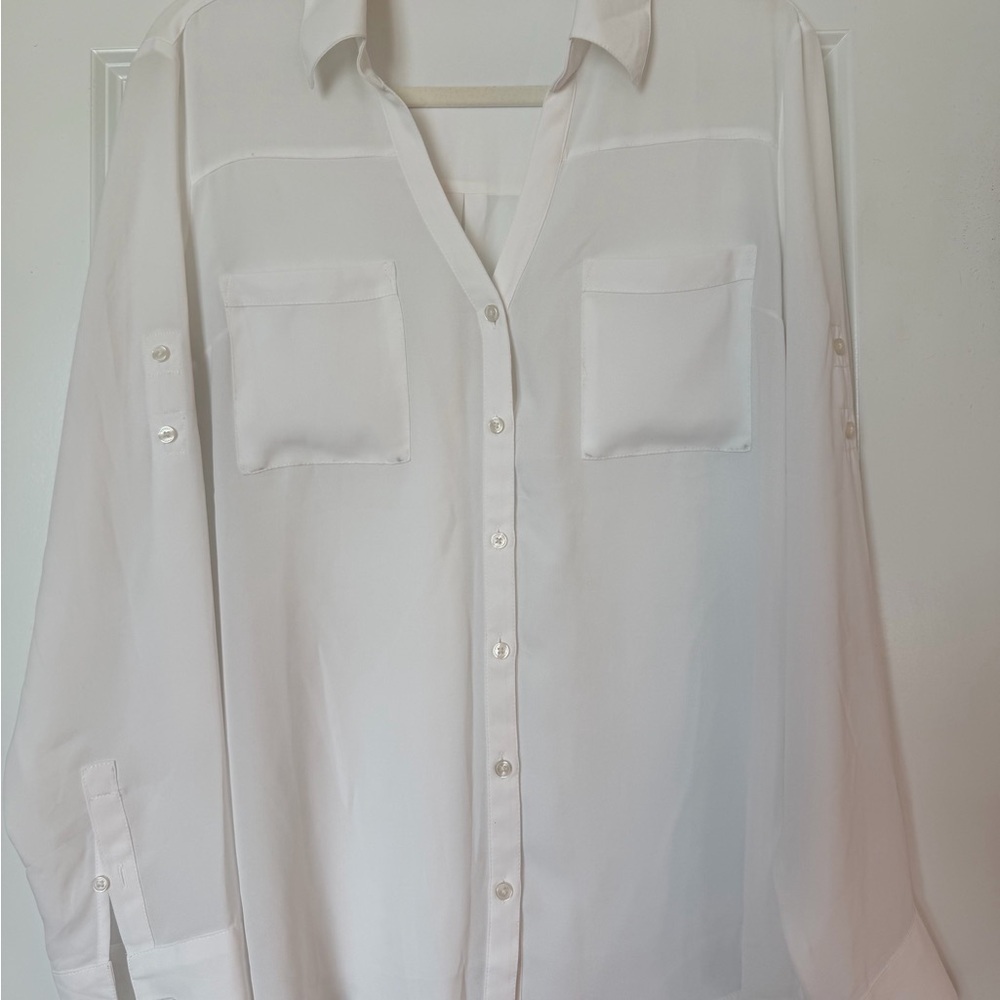 Express Classic White Portofino Shirt